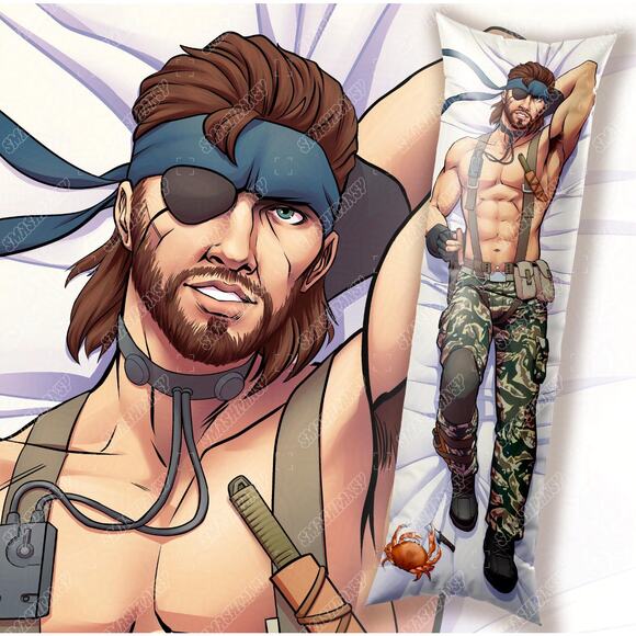 Metal Gear Snake Eater Dakimakura Naked Snake Bodypillow Cover - Picture 3 of 6